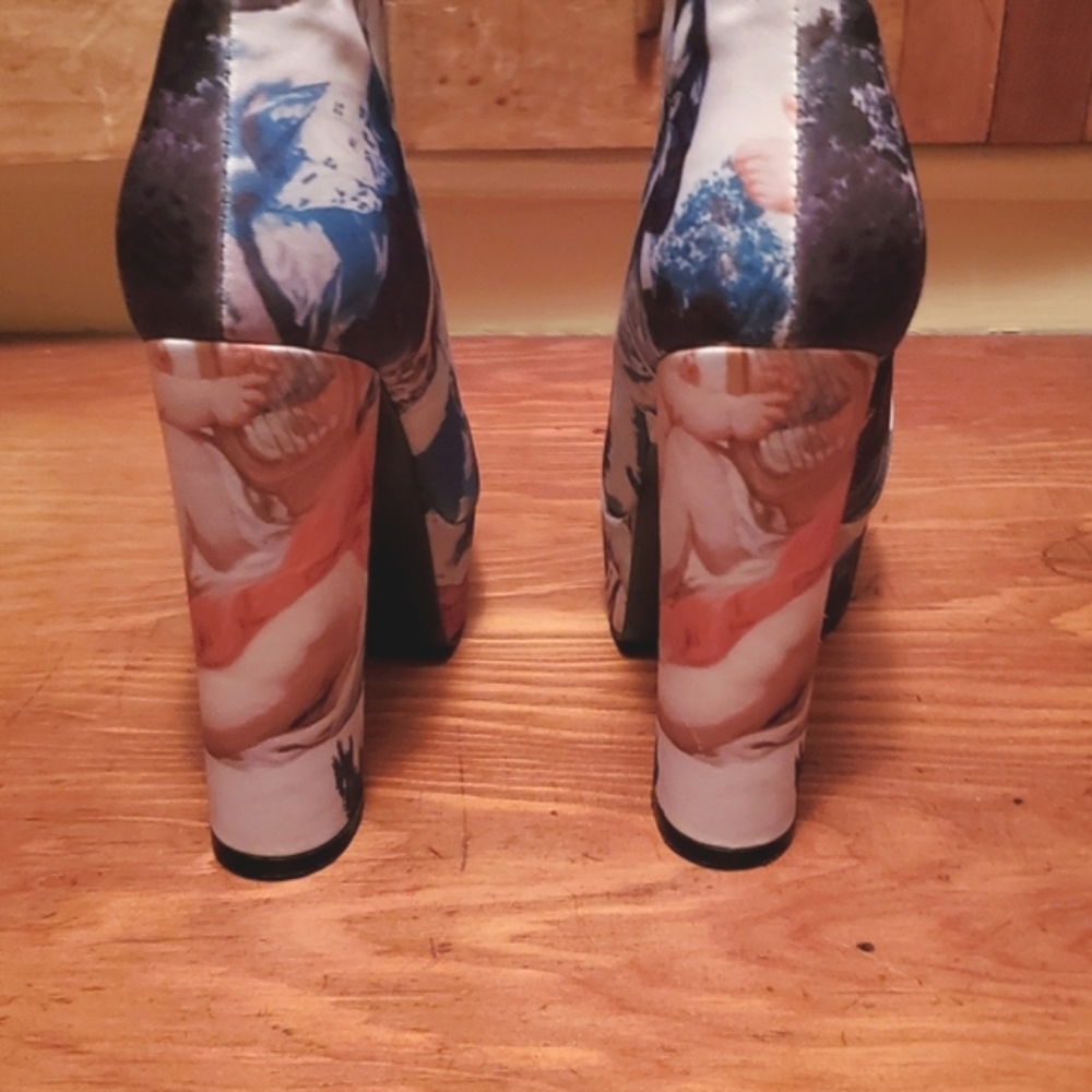Platform boots- Wearable Art Sz. 7.5 - Picture 8 of 15